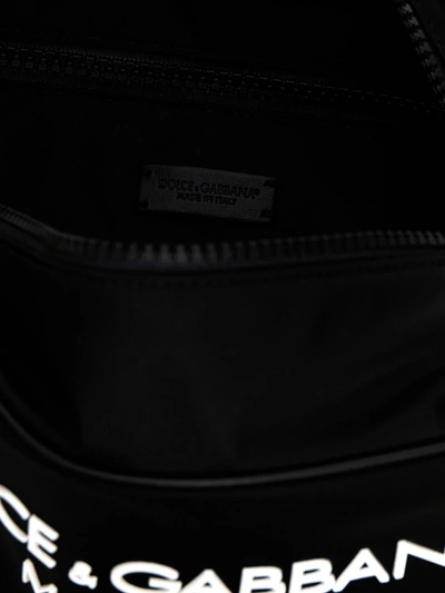 Shop Dolce & Gabbana Logo Make-up Bag In Black