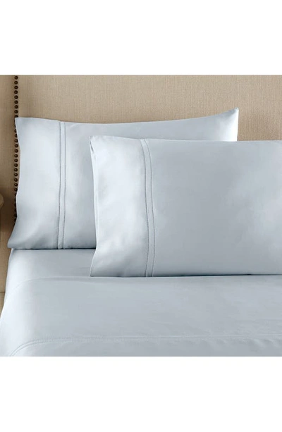 Pure Parima Yalda 400 Thread Count Sheet Set In Icy Blue