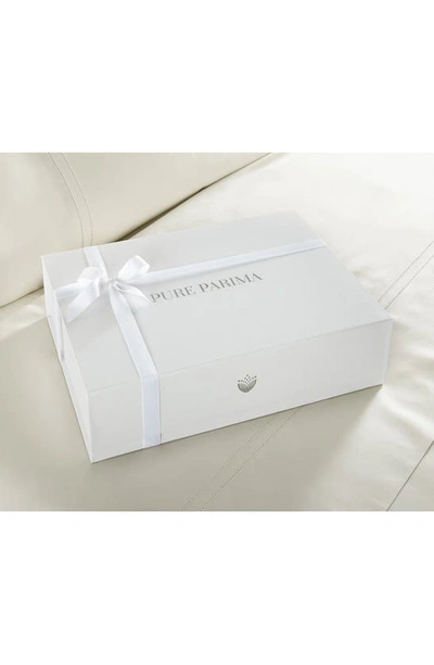 Shop Pure Parima Yalda 400 Thread Count Sheet Set In Ivory