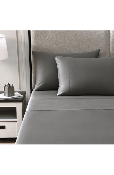 Shop Pure Parima Set Of 2 Ultra 400 Thread Count Sateen Pillowcases In Charcoal