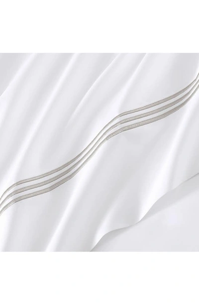 Shop Pure Parima Triple Luxe Sateen Sheet Set In Nickel