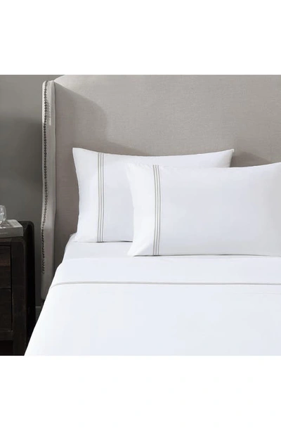 Shop Pure Parima Triple Luxe Sateen Sheet Set In Nickel