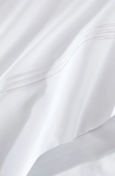 Pure Parima 700 Thread Count 100% Certified Egyptian Cotton Sateen Bratta Embroidery Triple Luxe Sat In Arctic