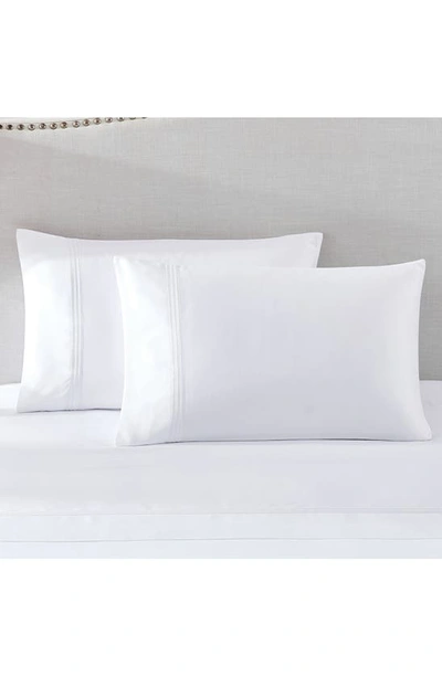 Pure Parima 700 Thread Count 100% Certified Egyptian Cotton Sateen Bratta Embroidery Triple Luxe Sat In Arctic