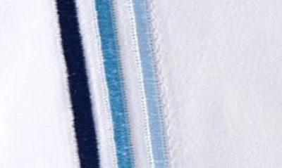 Pure Parima 700 Thread Count 100% Certified Egyptian Cotton Sateen Bratta Embroidery Triple Luxe Sat In Ocean