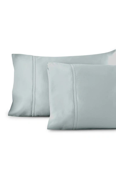 Shop Pure Parima Yalda Oeko-tex® Luxe Sateen Pillowcase Set In Spa