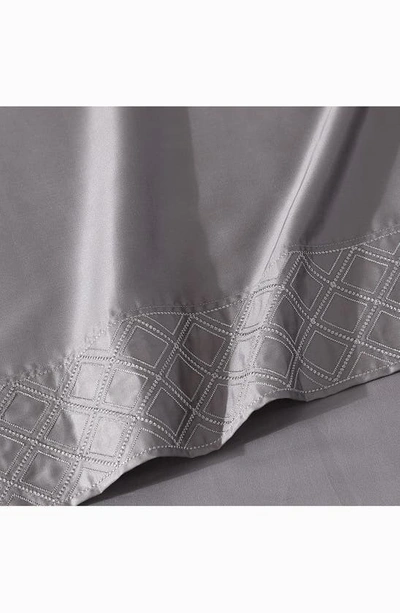 Pure Parima Hira 400 Thread Count Sheet Set In Charcoal