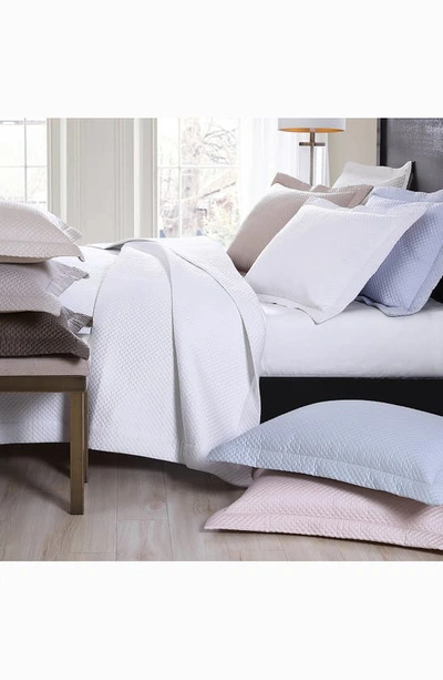 Pure Parima 500 Thread Count 100% Certified Egyptian Cotton Sateen Diamond Quilted 3-piece Coverlet In White