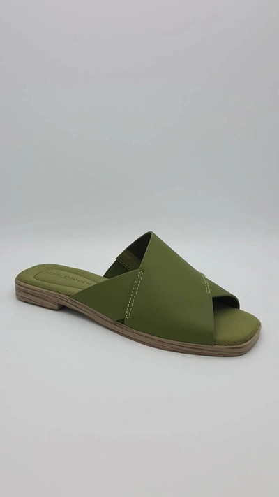 Shop Kelsi Dagger Women's Halseyva Slide Sandal In Green
