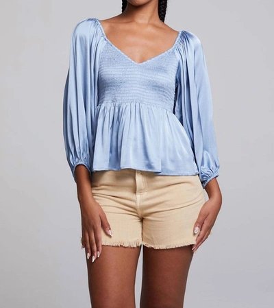 Shop Chaser Dolce Top In Blue