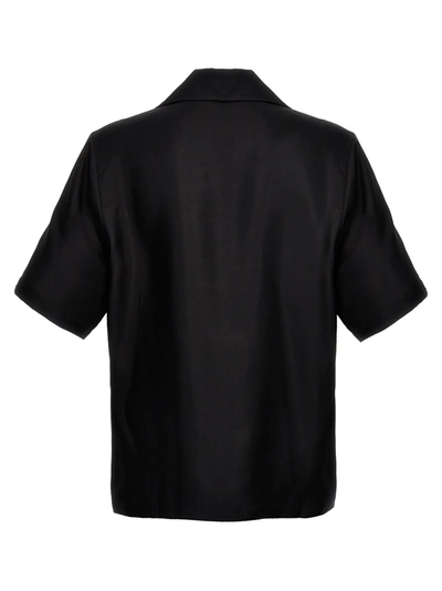 Shop Amiri Diamond Bowling Shirt, Blouse Black