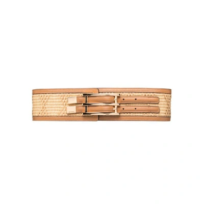Shop Etro Belts In Brown