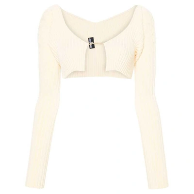 Shop Jacquemus Sweaters In Yellow