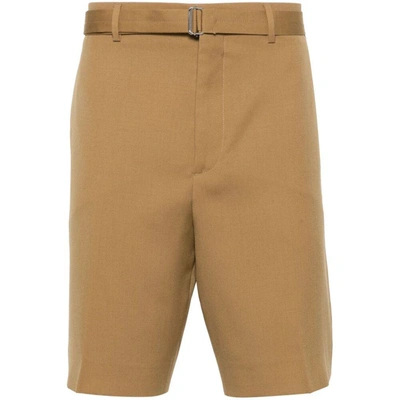 Shop Lanvin Shorts In Brown