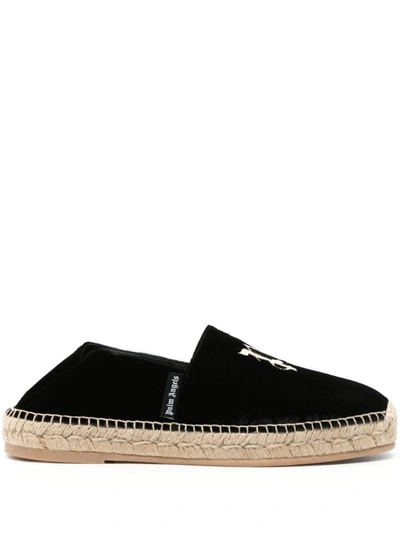 Shop Palm Angels Flat Shoes In Black