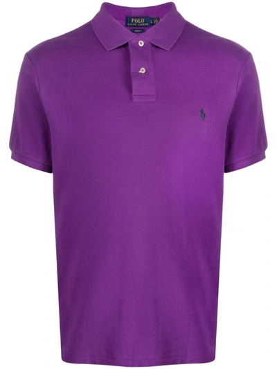 Shop Polo Ralph Lauren T-shirts And Polos In Purple