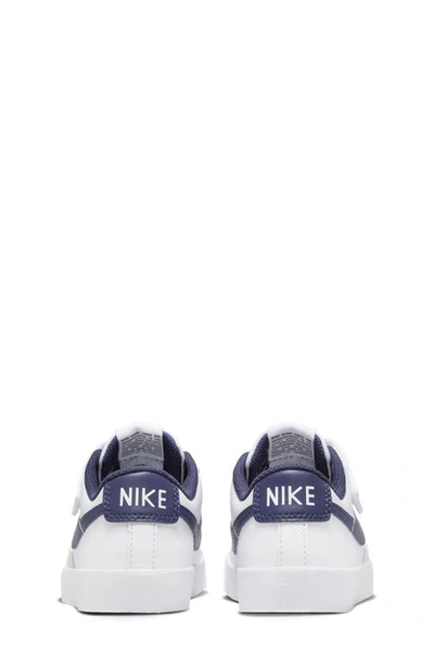 Shop Nike Kids' Blazer Low '77 Low Top Sneaker In White/ Football Grey/ Navy