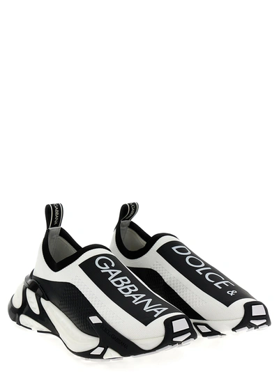 Shop Dolce & Gabbana Fast Sneakers White/black