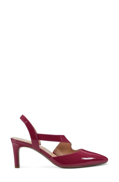 Shop Easy Spirit Recruit Slingback Pointed Toe Pump In Deep Pink
