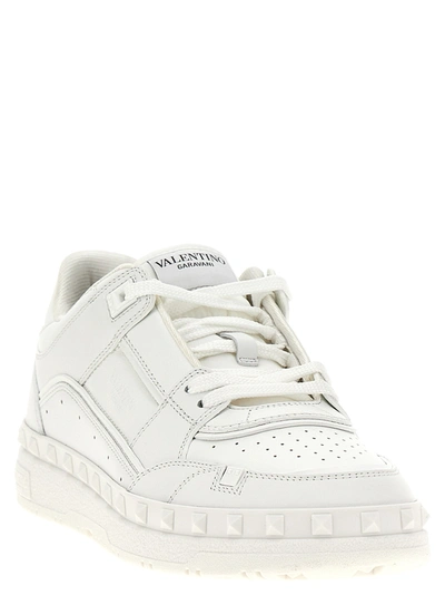 Shop Valentino Freedots Sneakers White