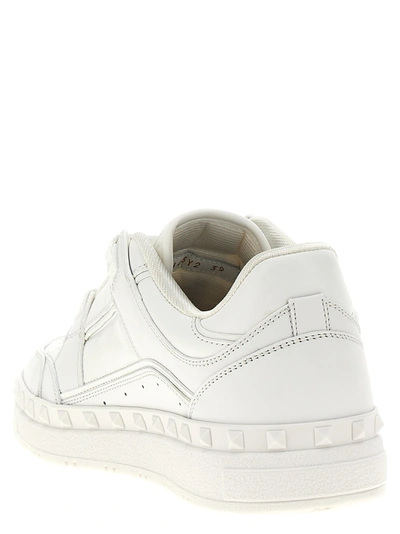 Shop Valentino Freedots Sneakers White