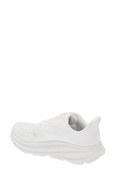 Hoka Clifton 9 In White/ White