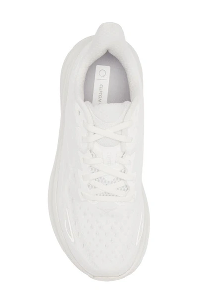 Hoka Clifton 9 In White/ White