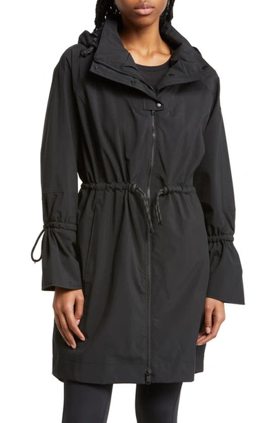 Shop Lole Piper Waterproof Oversize Rain Jacket In Black Beauty