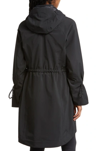 Shop Lole Piper Waterproof Oversize Rain Jacket In Black Beauty