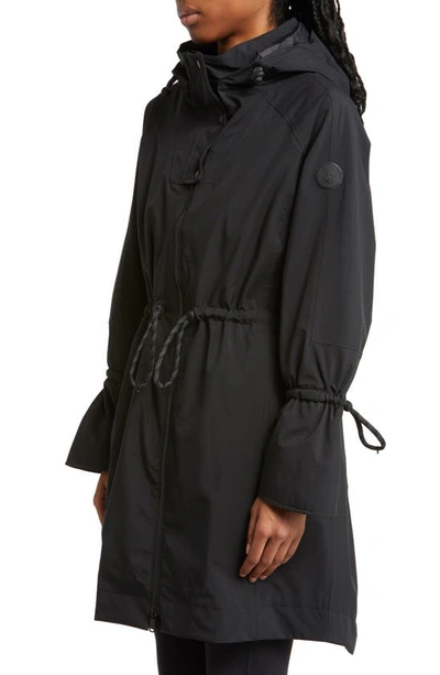 Shop Lole Piper Waterproof Oversize Rain Jacket In Black Beauty