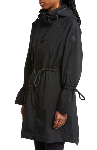 Lole Piper Waterproof Oversize Rain Jacket In Black Beauty