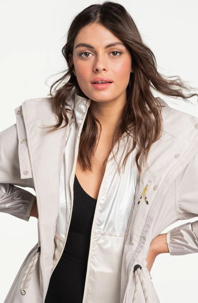 Lole Piper Waterproof Oversize Rain Jacket In Abalone