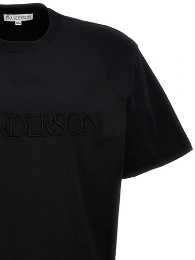 Shop Jw Anderson Logo T-shirt Black