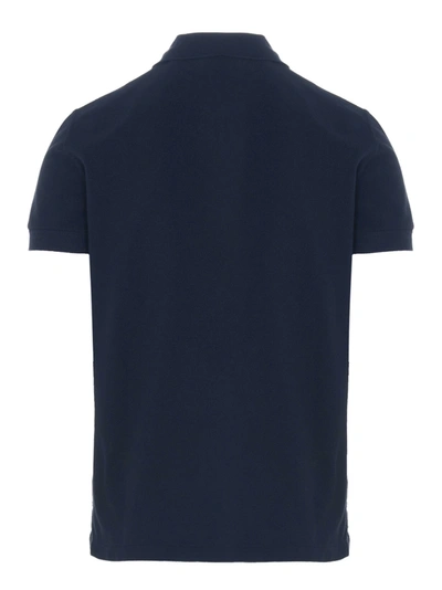 Shop Tom Ford Piqué Cotton  Shirt Polo Blue