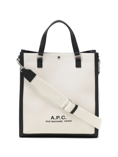 Shop Apc A.p.c. Tote Camille 2.0 Bags In White