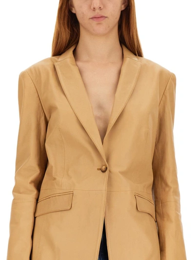 Bully Single-breasted Jacket In Brown