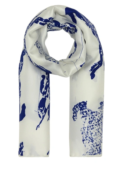 Shop Burberry Scarves And Foulards In Knight