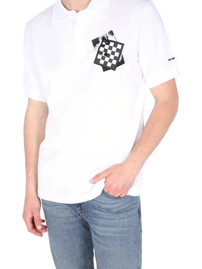 Shop Raf Simons Fred Perry X  Regular Fit Polo In White