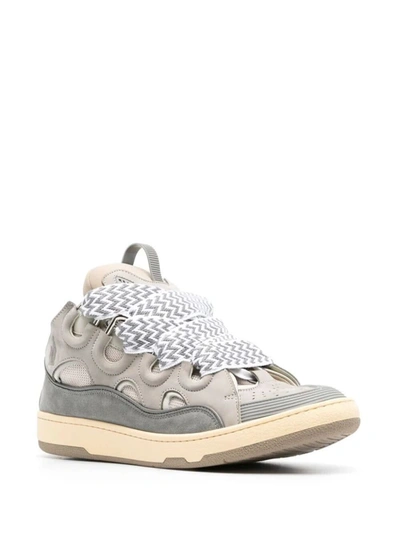Shop Lanvin Sneakers Curb Shoes In Grey