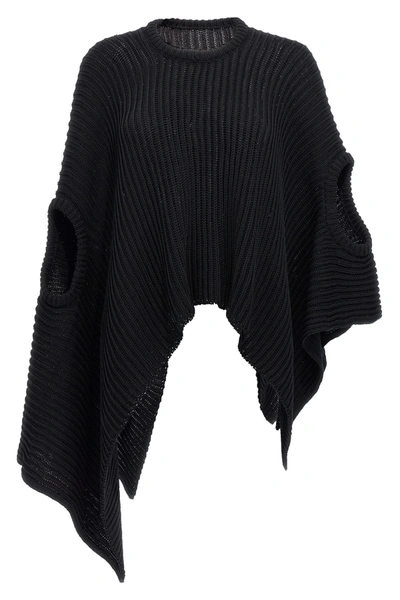 Shop Ann Demeulemeester Women '3 Holes' Sweater In Black