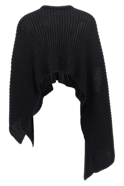 Shop Ann Demeulemeester Women '3 Holes' Sweater In Black