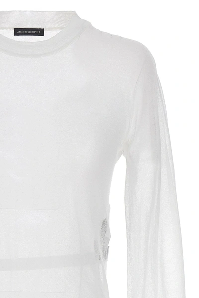 Shop Ann Demeulemeester Women 'blion' Sweater In White