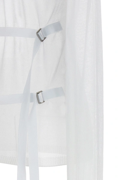 Shop Ann Demeulemeester Women 'blion' Sweater In White