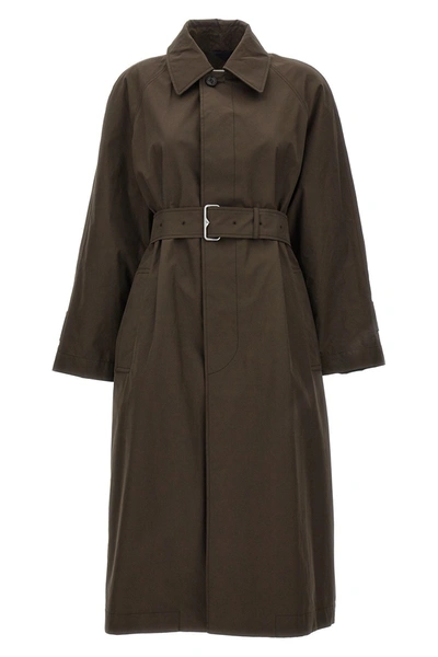 Shop Burberry Women 'bradford' Reversible Coat In Multicolor