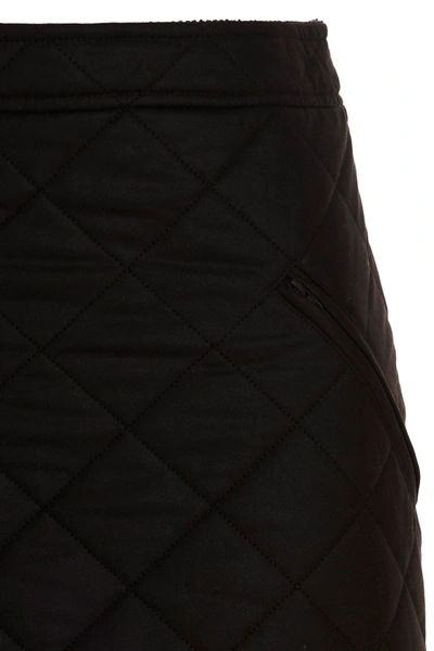 Shop Burberry Women 'casia' Skirt In Brown