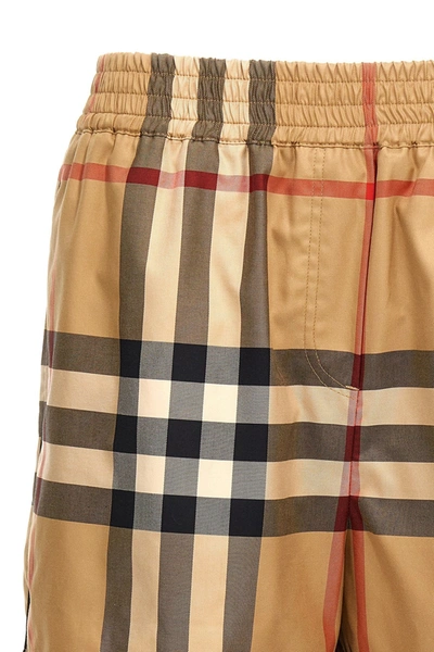 Shop Burberry Women 'debra' Shorts In Cream