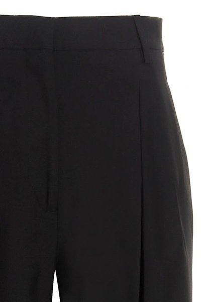 Shop Burberry Women Madge' Pants In Black