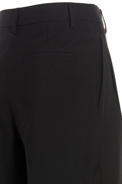 Shop Burberry Women Madge' Pants In Black