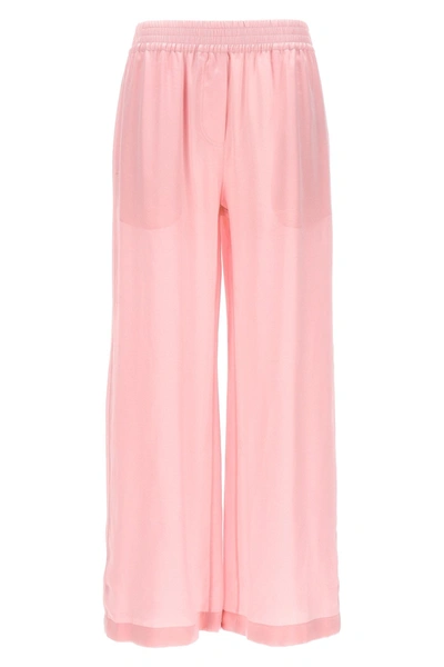 Shop Burberry Women Summer Capsule Pants In Pink