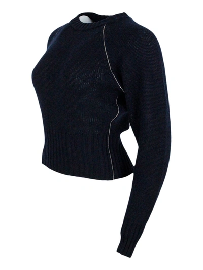 Shop Fabiana Filippi Sweaters In Blue
